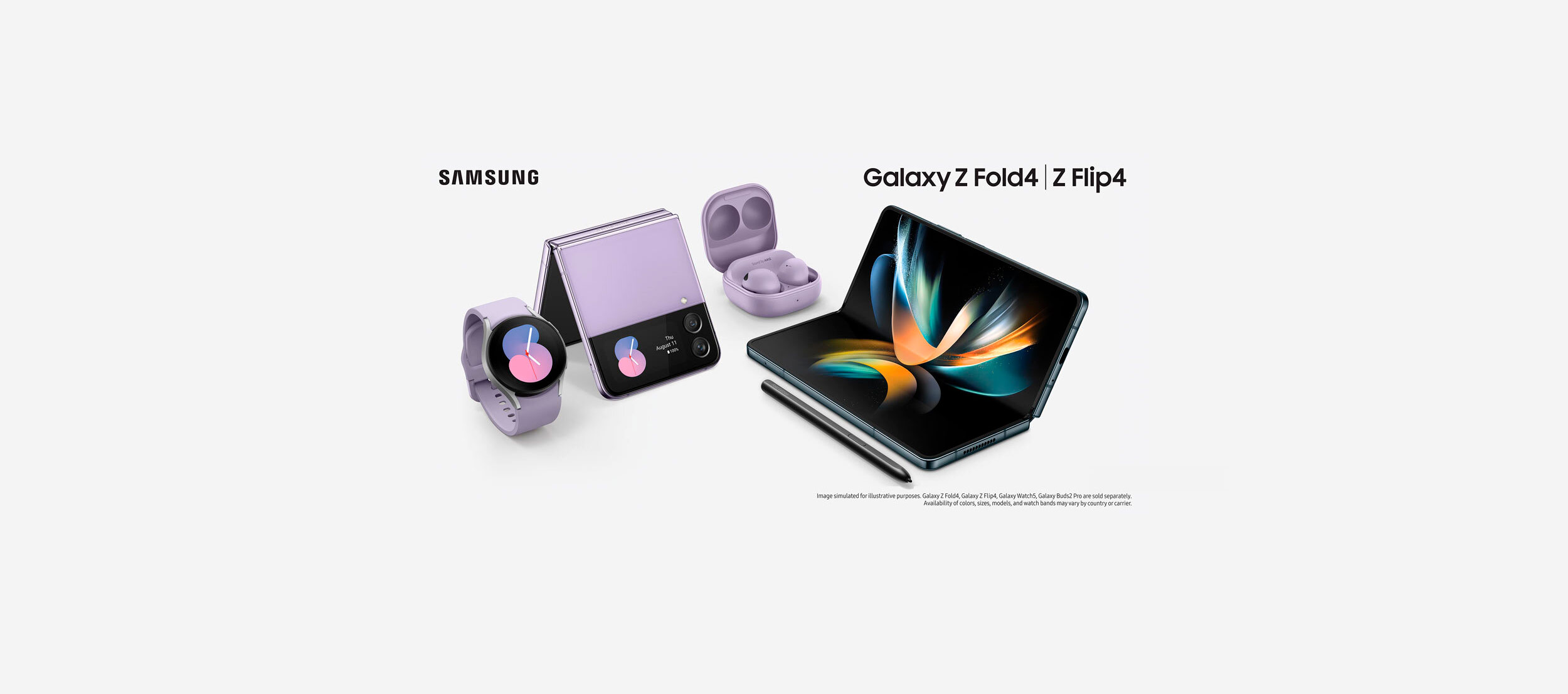 Samsung Galaxy Z Fold 4 og Galaxy Z Flip 4 er landet
